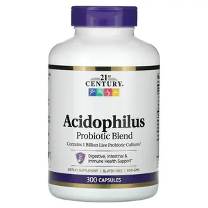21st Century Acidophilus, Probiotic Blend, 300 Capsules