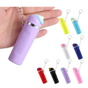 8 Pack Mini Tumbler Keychain Set, Cute Cup Chapstick Holder Keyring for Owala Bottle, Small Purse Organizer, Fashion Accessories