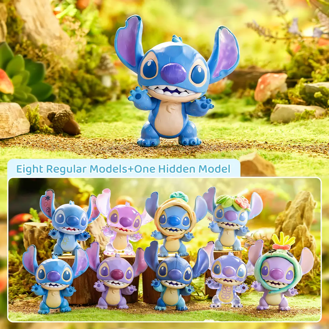 【Holiday Gift】Disney Stitch Series: Cool and Versatile Blind - Box Action Figures - Ideal for Collectors, Room Decor & Gifting,cozyvibes, Back To School