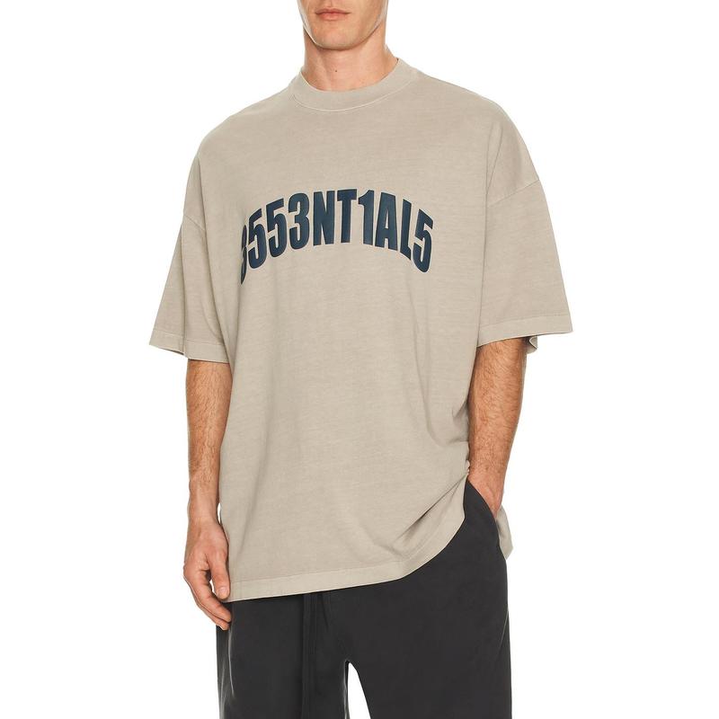 Fear of God ESSENTIALS 90'S Short Sleeve Tee in Smoke Grey
