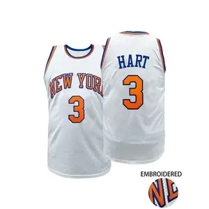 Men's Retro New York #3 Basketball Jersey | Classic Embroidered Mesh Sports Jersey | Casual Breathable Jersey