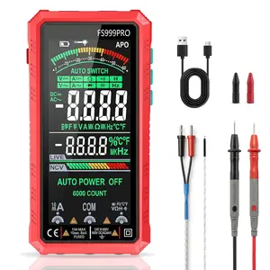 Digital Multimeter, Auto-Ranging  Electrical Tester, 6000 Counts TRMS, USB-C Rechargeable, Easy-to-Read Color Display, NCV Detection for , Automotive & DIY Use