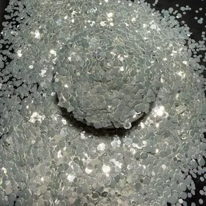 Reese & Riley Co. Glass Act - Premium Silver High Sparkle Glitter Chunky Mix for Resin Art Tumblers Nails Freshies Slime DIY Crafts Kids Art Projects