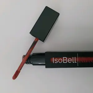 IsoBell-Kate's THRILL is a brickhouse red Matte Lipstick