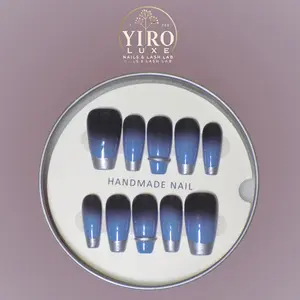 YIRO Luxe-Blue Mirage Handmade Nail - Nails & Lash Lab Collection