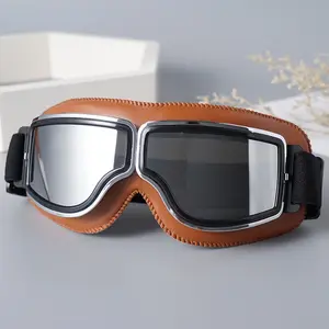 Unisex Motorcycle Riding Goggles, Harley Wind Retro Sunglasses, Anti-Wind Sand Protection, Essential Motorbike Protective Gear