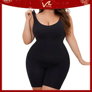 VVL FallFreshness Full Body Tummy Control Shapewear Women Ultra Stretch Seamless Fabric Adjustable Strap Breathable Mesh Design Comfortable Fit Bodysuit