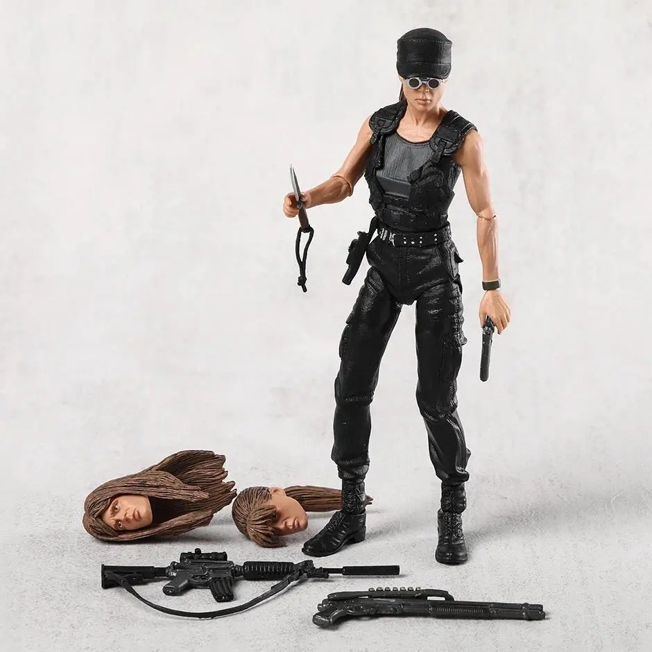 NECA Terminator 2 Sarah Connor 16-18 cm PVC Figure, Collectible Doll, Home Decor Display Piece for Figurine Enthusiasts