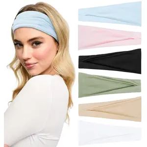 Huachi Headbands for Women Non Slip Women'S Fashion Headbands Wide Headbands for Women'S Hair Head Band Short Hair for Workout Yoga Sports Exercise Sweatbands Summer Hair Accessories Elastic Hair Band Huachi