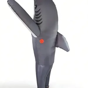 Inflatable Shark Costume, Large Shark Toy Suit, Party Fun Halloween Performance Wear, Role Play, Kids' Festival Dress-Up