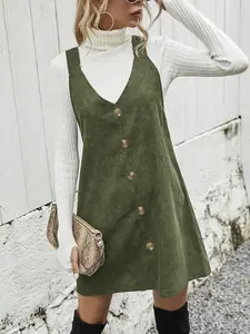 Women's New Belted Dress Casual High-End Commuter, Fitted Plain Pattern, Spring & Fall Fashion, Perfect for Daily Wear, Womenswear