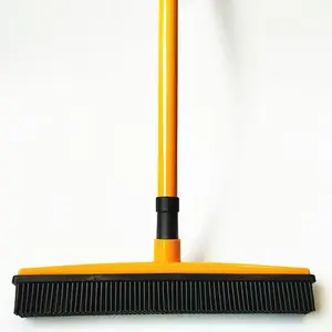 Telescopic Hair Removal Broom, Carpet Scraping, Dust-free Washing, Rubber Floor Brush Cleaning, Dog Hair Wiping, Window Wiping, Rubber Shaving