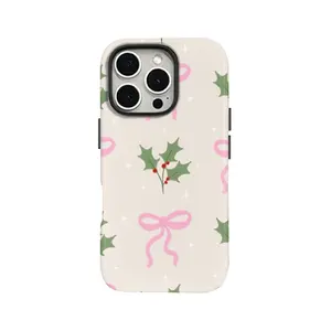Christmas phone cases with patterns such as candy, Christmas tree, snowman, gift box, etc. are suitable for iPhone 17, 16 Pro Max, 15 Plus, 14, 13, 12, 11, XS and Samsung S24, S23, A55, A54, Pixel 9, which are very suitable for giving to friends.