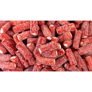 Sour Strawberry Mini Tubes
