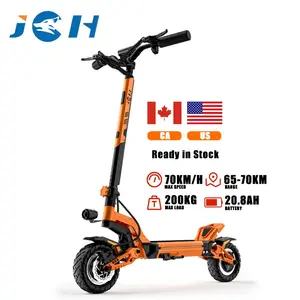 JGH X5 Ultra Electric Scooter with Removable Battery New Upgraded Stock From USA CA Warehouses Drop Shipping IPX5 Waterproof