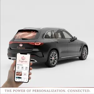 Kayoura Hologlass Series 2 Automotive Window Screen System - Removable Rear Window Projector Screen for Cars - High Definition Mobile Display - Fits Most Vehicle Models car projector screen portable movie display vehicle window film tailgate gear camping