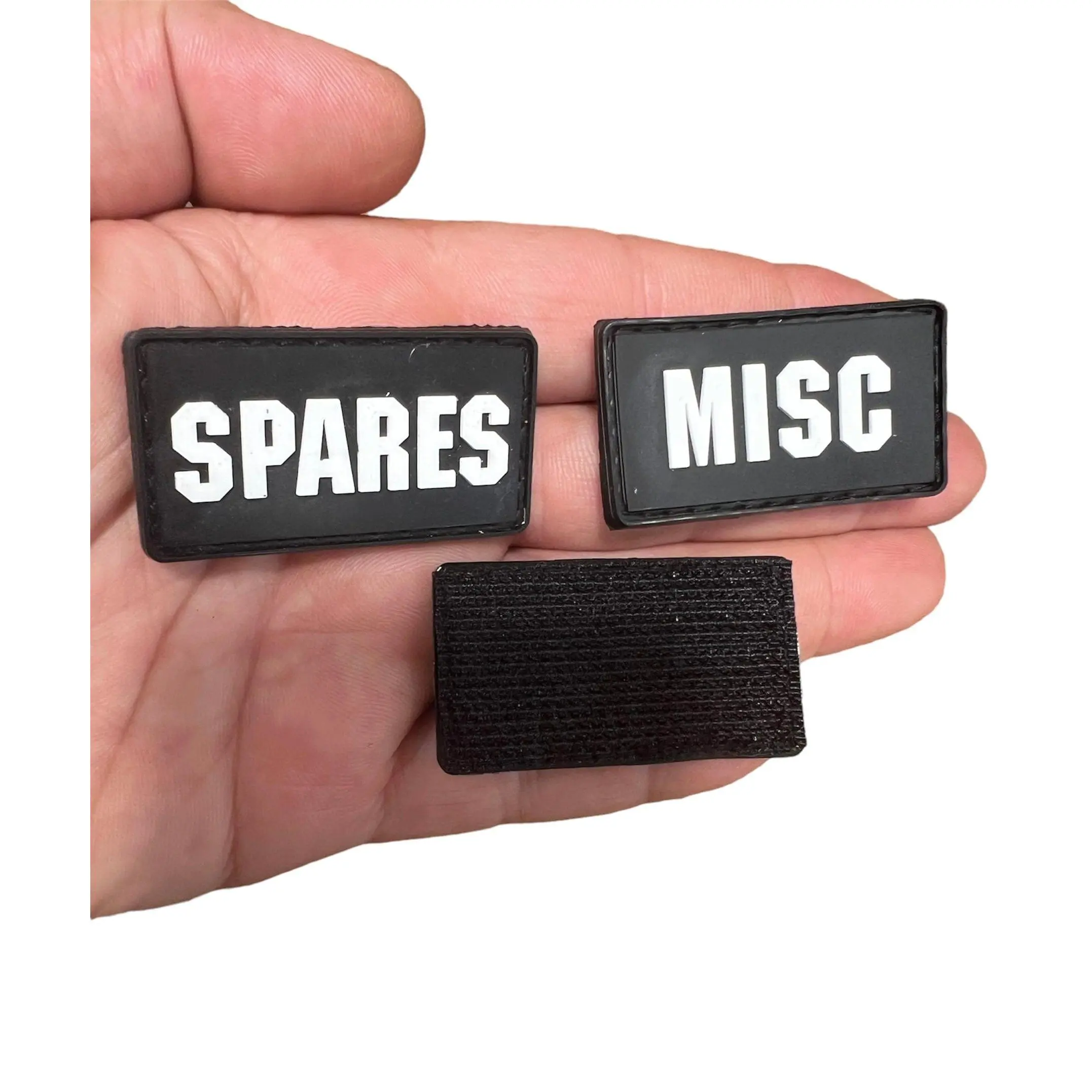 Rubberized Hook&Loop Patches: 48 Designs Available Female Velcro Durable Gear Flexible