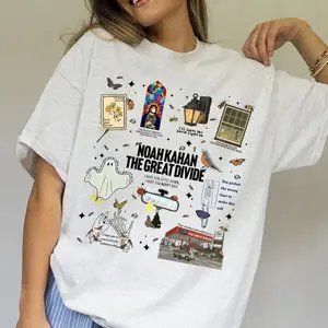 Noah Kahan The Great Divide T-Shirt, Sweatshirt, Hoodie -  Porch Light Cotton Unisex T-Shirt (Sweatshirt, Hoodie), 3DE