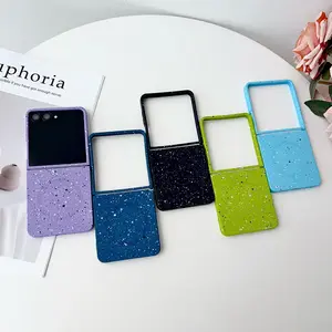 Starry Sky Lens Protection Magnetic Phone Case for Samsung Z-Flip 3 Flip 4 Flip 5 Flip 6 Flip 7