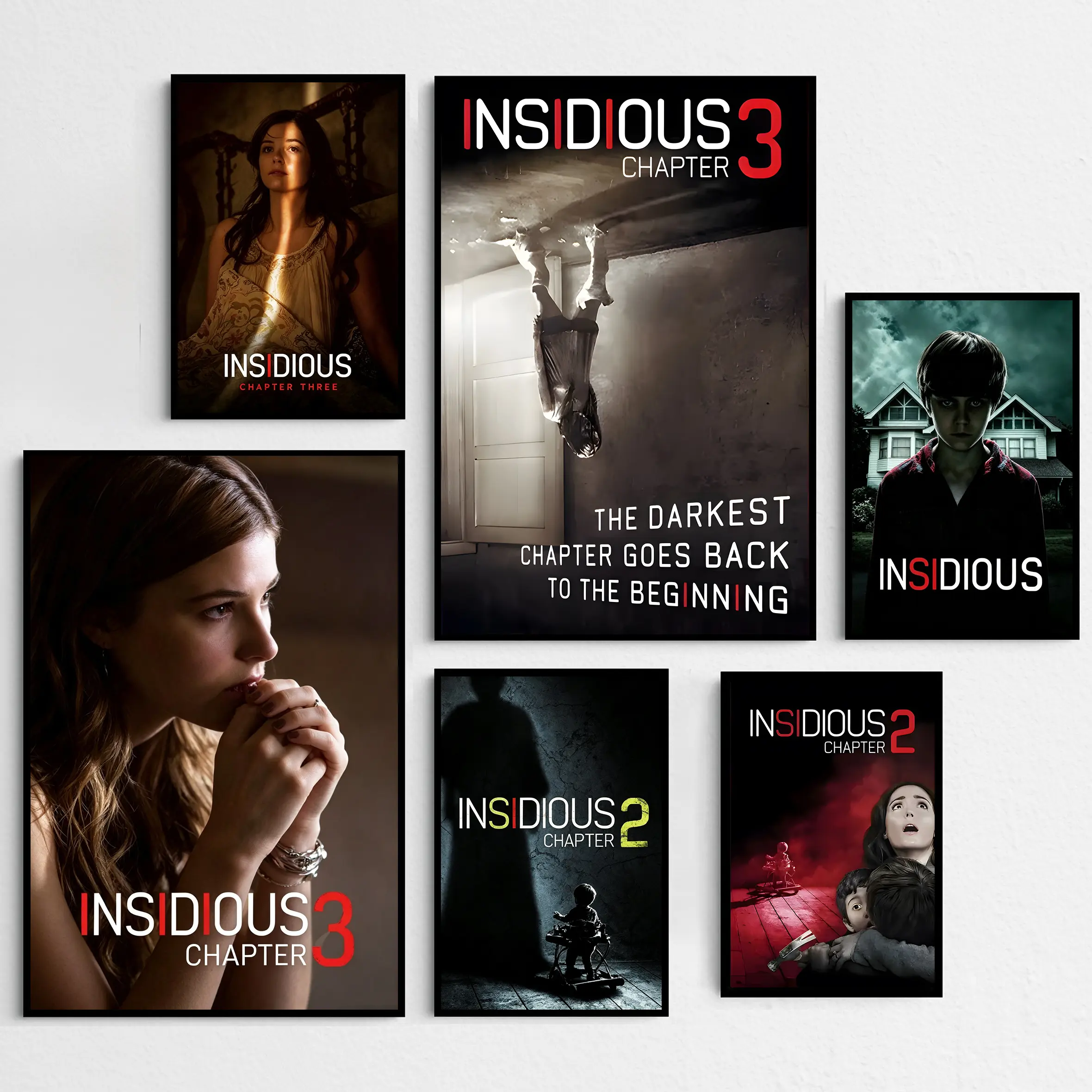Classic Movie Insidious Poster Canvas Print, Movie Poster Vintage Decor For Home Living Room Bedroom Dorm, Gifts For Him