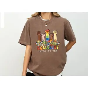 Equality Hurts No One Shirt, Black Lives Matter, Pride Shirt, Social Justice, Human Rights, Anti Racism, Gay LGBT Shirt