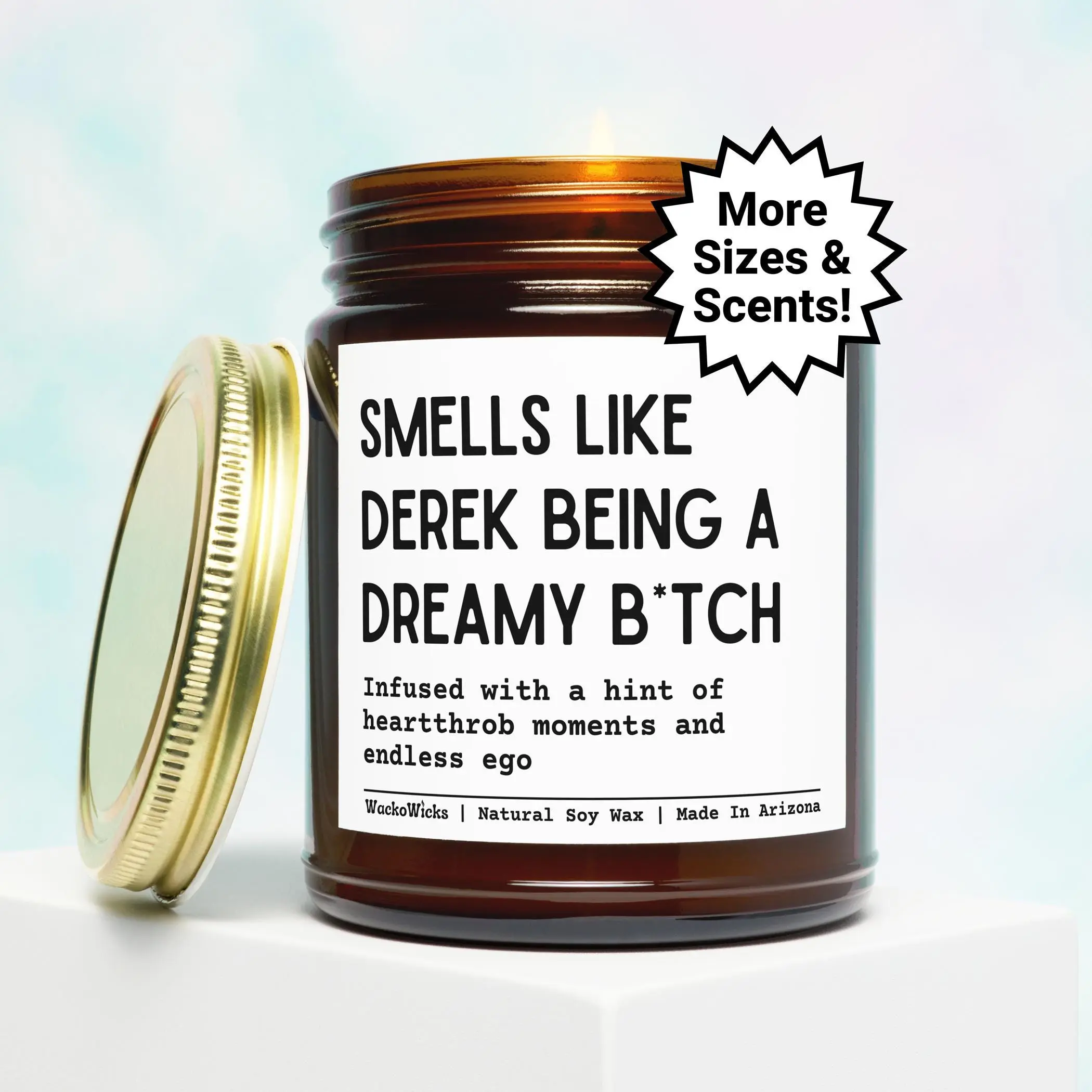 Grey's Anatomy Candle, Derek Shepherd, Grey's Anatomy Gifts, Grey's Anatomy Merch, Grey's Anatomy Decor, Meredith Grey