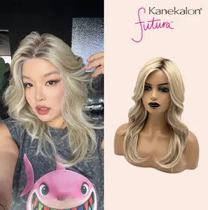 JBEXTENSION APRIL MONO Wig 6X5 Full Monofilament Hand Tied Top Wig 18 Inches Mono Lace Wig With Anti-slip Silicone Strips Glueless Wig APRIL MONO【BENDY EAR TABS】