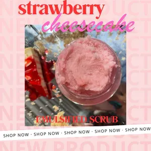 Strawberry cheesecake cake emulsified scrub