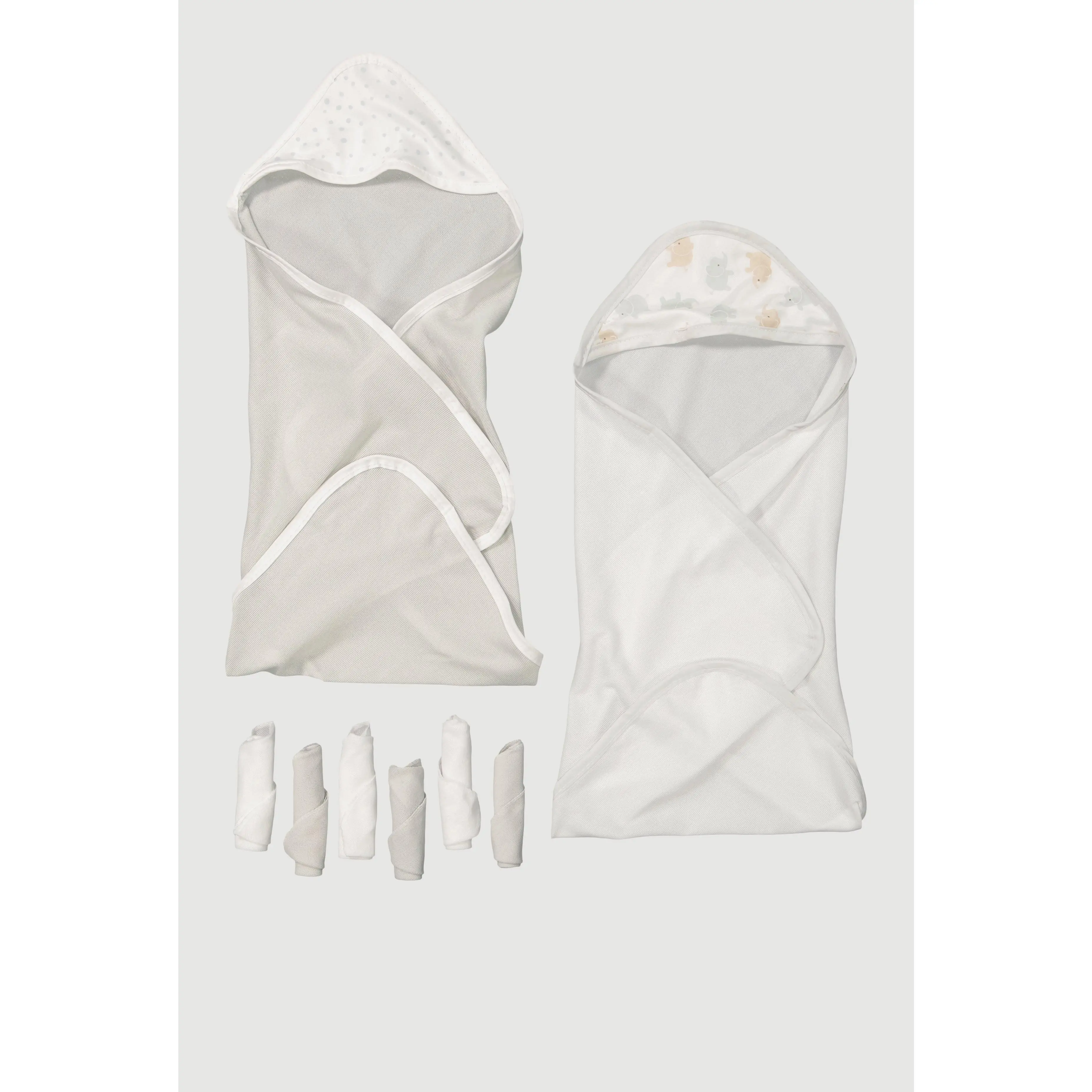 Baby Elephant Print 8 Piece Bath Set