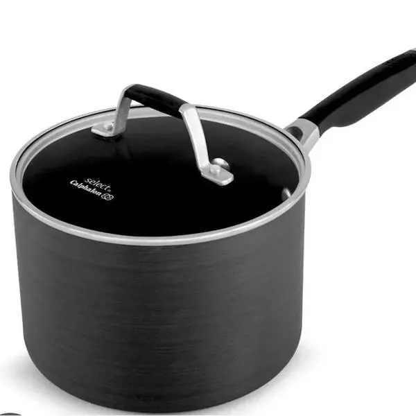 Calphalon Select Hard-Anodized Nonstick 3.5-Quart Saucepan with Lid