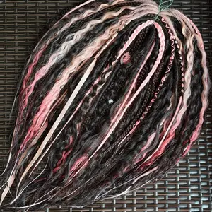 Black Pink DE Dreads Ombre