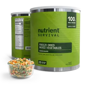 Freeze Dried Mixed Vegetables #10 Can