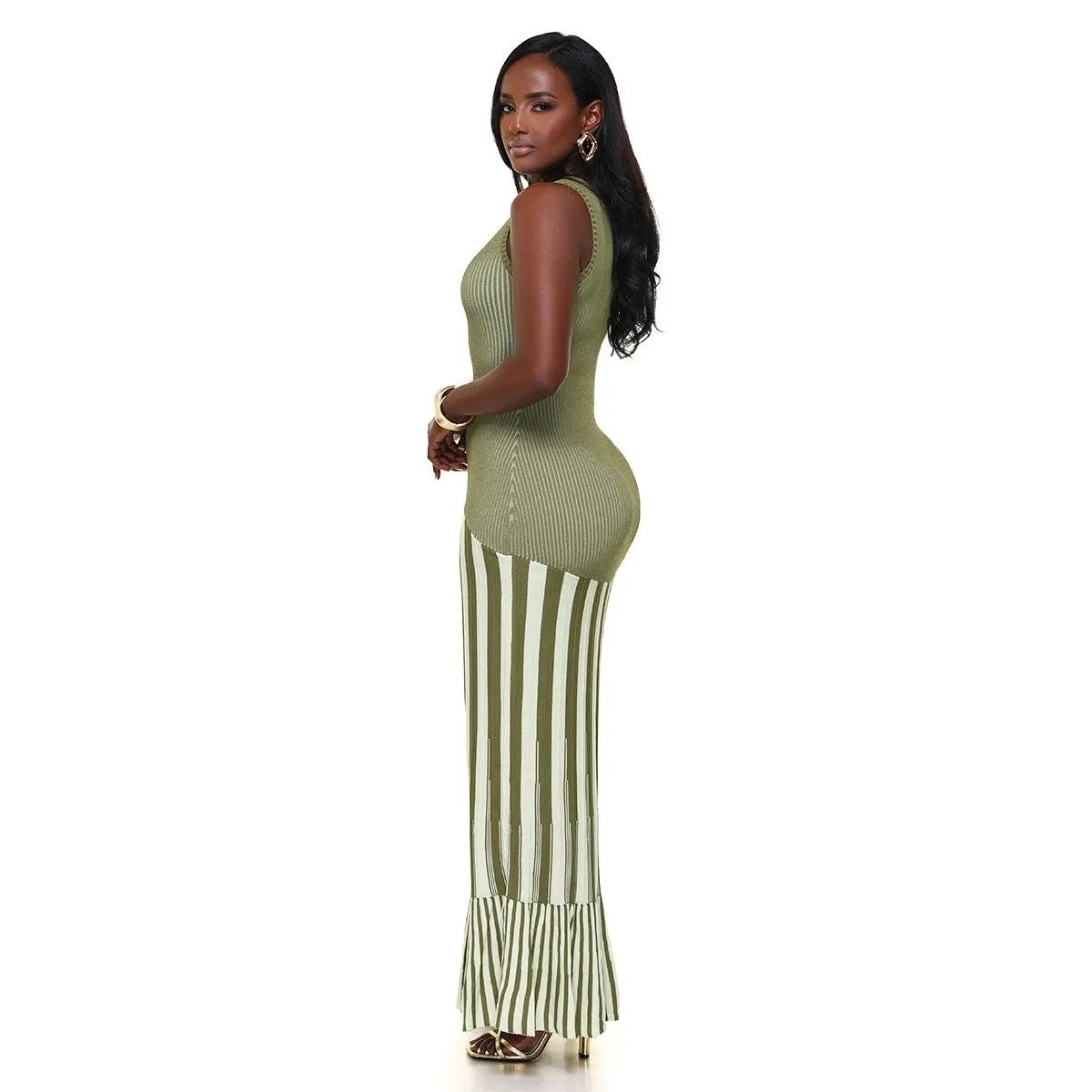 strapless pearl sequin maxi dress gold Starla Strapless Diamante Maxi Dress / Gold | MESHKI