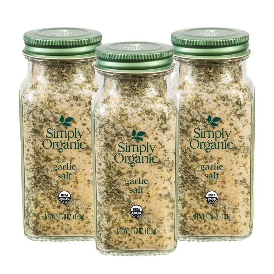Simply Organic Garlic Salt 4.7 oz. (3 Pack) Simply Organic Garlic Salt 4.7 oz. (3 Pack)