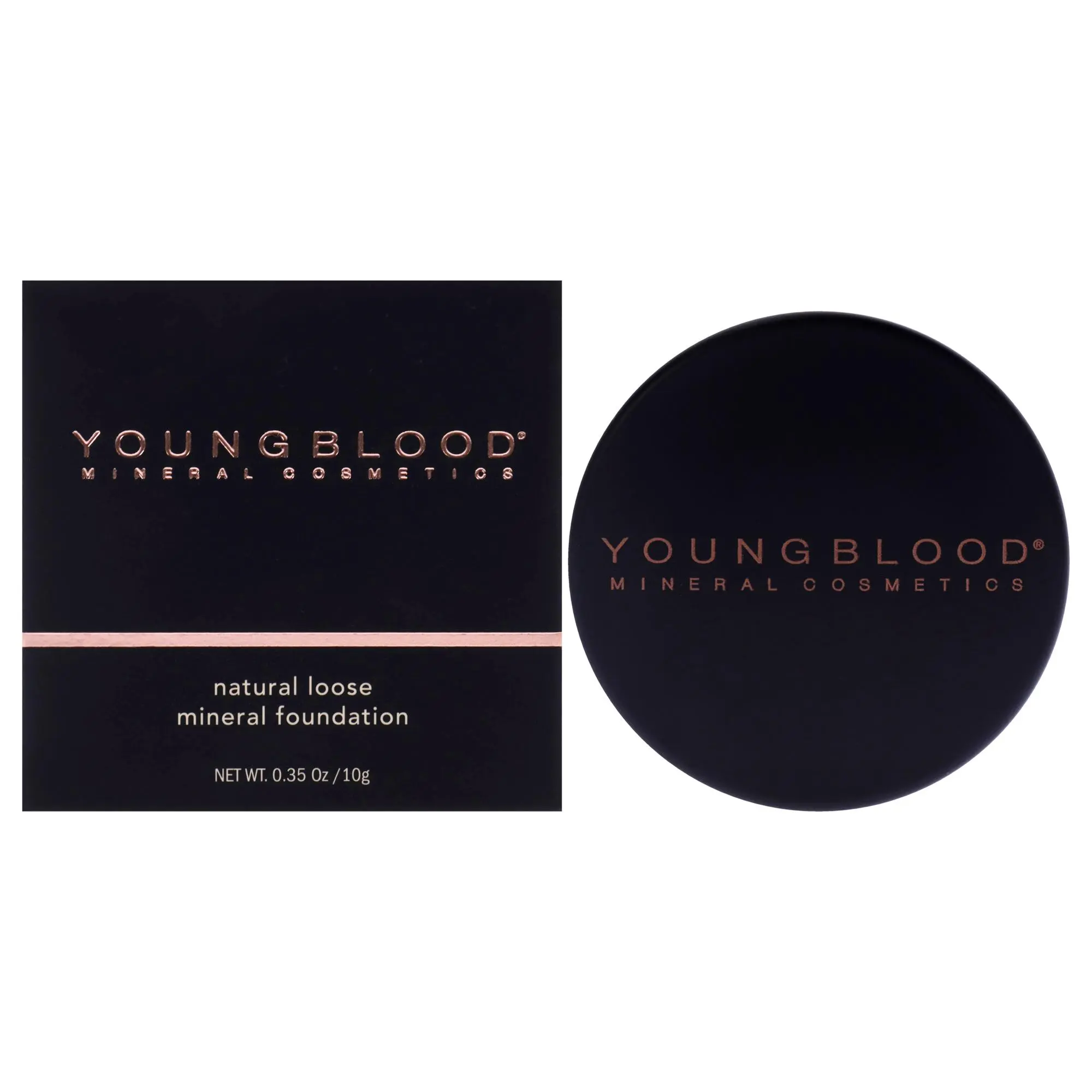 Youngblood Women's Natural Loose Mineral Cosmetic Makeup Foundation - Soft Beige, Compact, 0.35oz (10g)