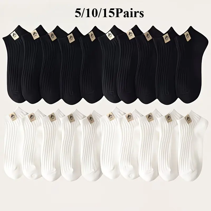 Women's No-Show Liner Socks - Breathable Fabric Style for Flats, Loafers, Boat Shoes, Casual & Everyday Wear (5, 10 or 15 Pairs Available for Women), Lady, Breathable Fabric Socks, Minimalist, Valentines Day, Foldable, Basics, Low Cut Socks