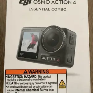 DJI Osmo Action 4 Essential Combo Camera 4K 120fps Brand New , Open Box