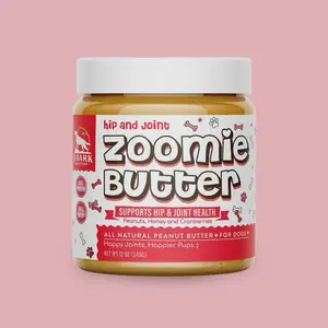 Zoomie Butter Hip and joint Peanut Butter for dogs 12 ounce jar