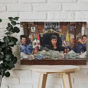 Underground Crime Cartel Power Play – Tony Montana Artistic Wall Decor  Poster, Cute And Vibrant Poster for Bathroom, Living Room, Bedroom, Dorm, A Perfect Gift Idea for New Year Home Decor