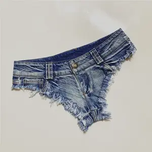 Low Waist Shorts Mini Hot Jeans Dance Thong Bar Denim Beach Casual Lady