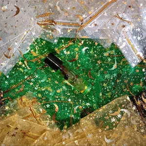 prosperity wealth good luck Crystal and Herb Infused Essential Oil supplement Roller with jojoba oil base Health Wellness Healthy Therapy Treatment Solution Aromatherapy Therapeutic