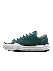 Maison Mihara Sneakers Low-Canvas with Signature Wavy Midsole Design for Men and Women