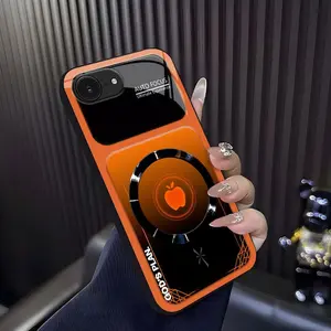 “God’s Plan” MagSafe phone case — neon cyberpunk faith magnetic cover for iPhone 16e — 975