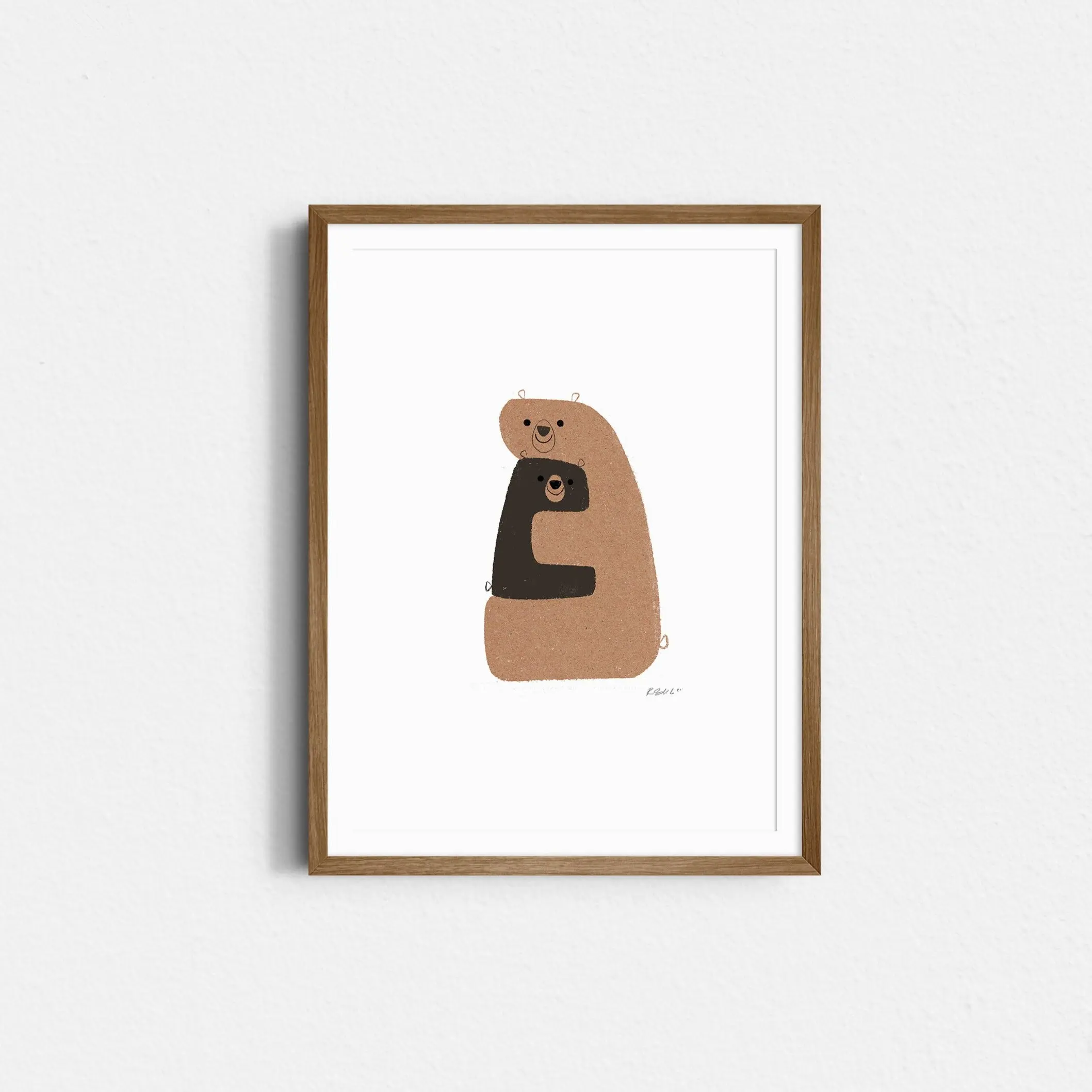 "Bear Hug" Print