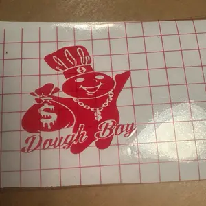 Dough Boy Decals for Windshield Windows Vehicles Walls Easy Application Weather Resistant Stickers for Any Surface
