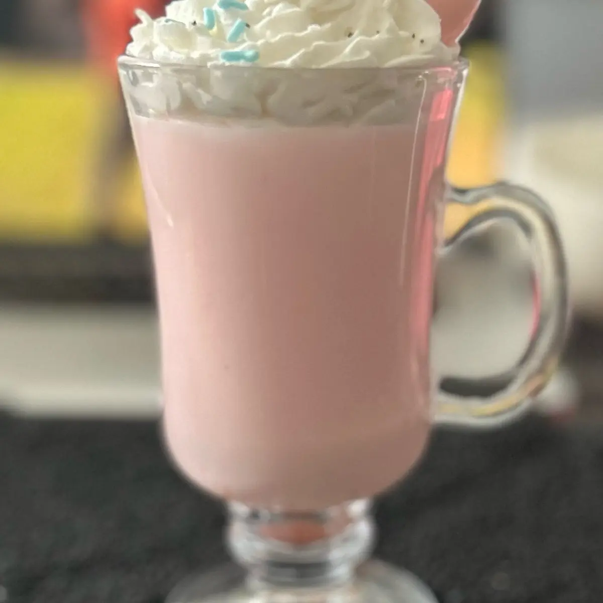 Strawberry Milkshake Candle for Home Decor and Festive Ornaments