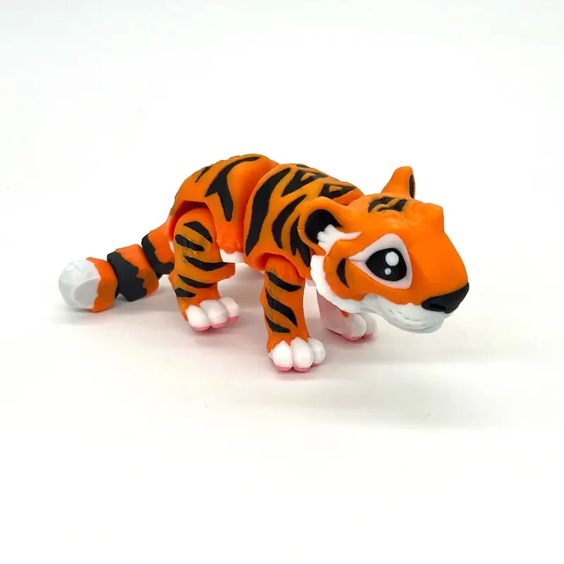Articulating Tiger Figurine