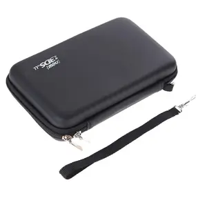 EVA Skin Carry Hard Case Bag Pouch Portable Storage Organizer Zippered Storage for 3DS XL LL with Strap Features durable all around zippe Compatible with 3DS XL LL Zipper Bag