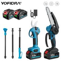 2.4m 3-Section Brushed Pole Saw & Pruner