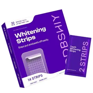 Ddbshiy Whitening Tooth Stickers, 7 Times Care, Safe Non-Corrosive, 14 Pieces, No Stimulate Teeth, Dental Oral Hygiene, Teeth Brightening Strips